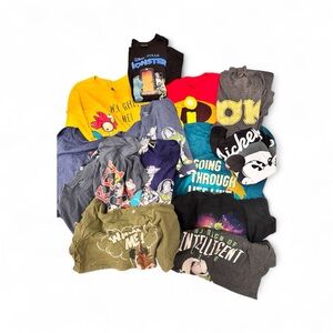 Disney Men's Short Sleeve Tees - Colorful Graphic Collection